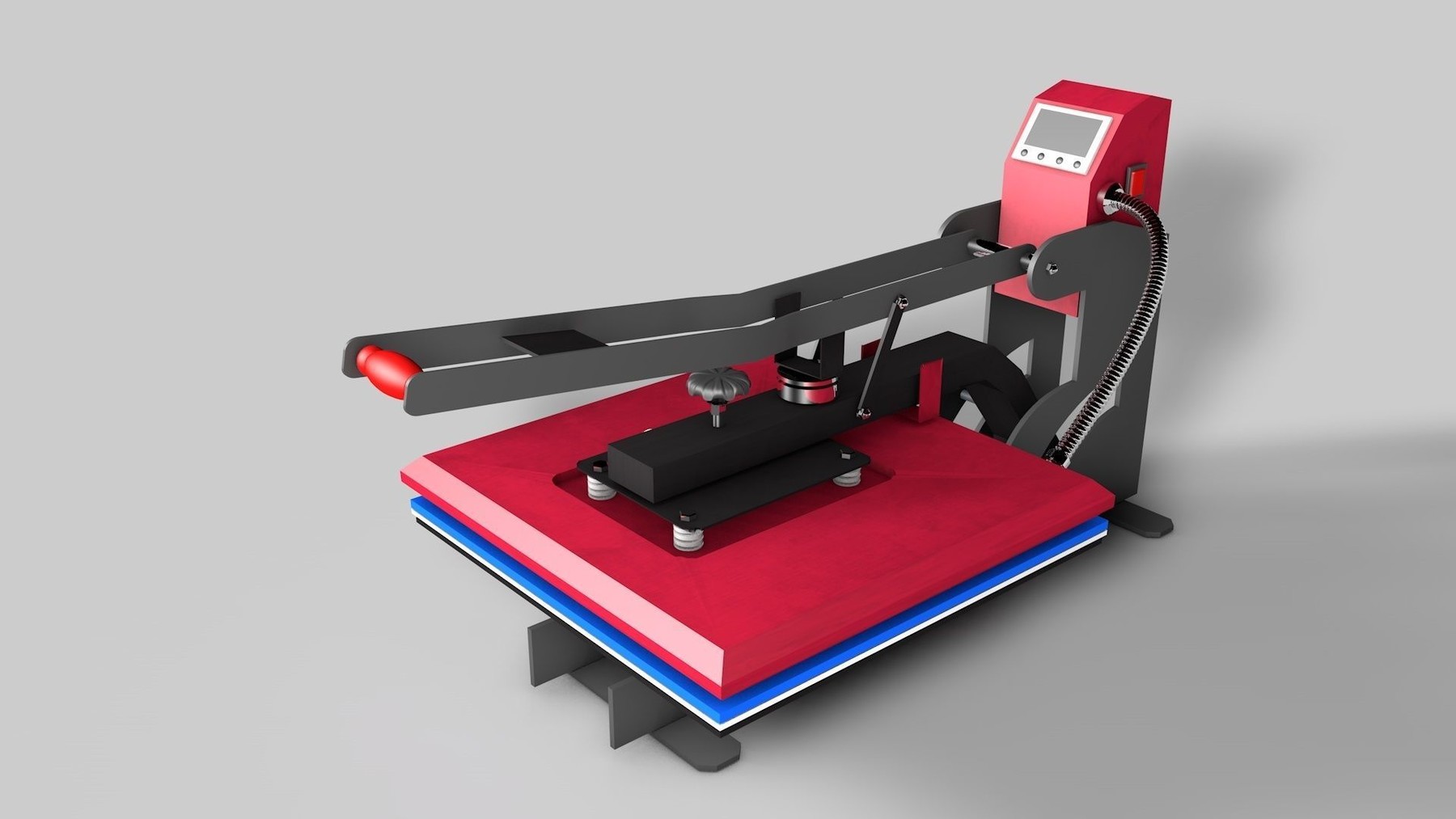 ArtStation - Flatbed Heat Press Machine 3D Model